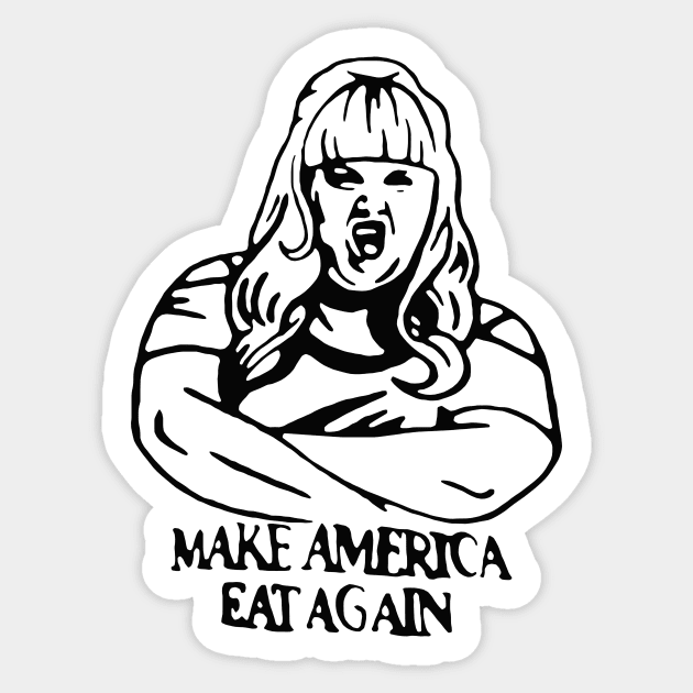 Make America Eat Again Sticker by LordNeckbeard